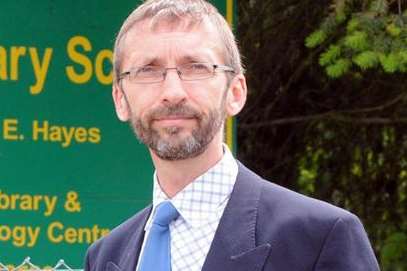 Malcolm Hayes, head teacher of Horsmonden Primary School, who is on medical leave