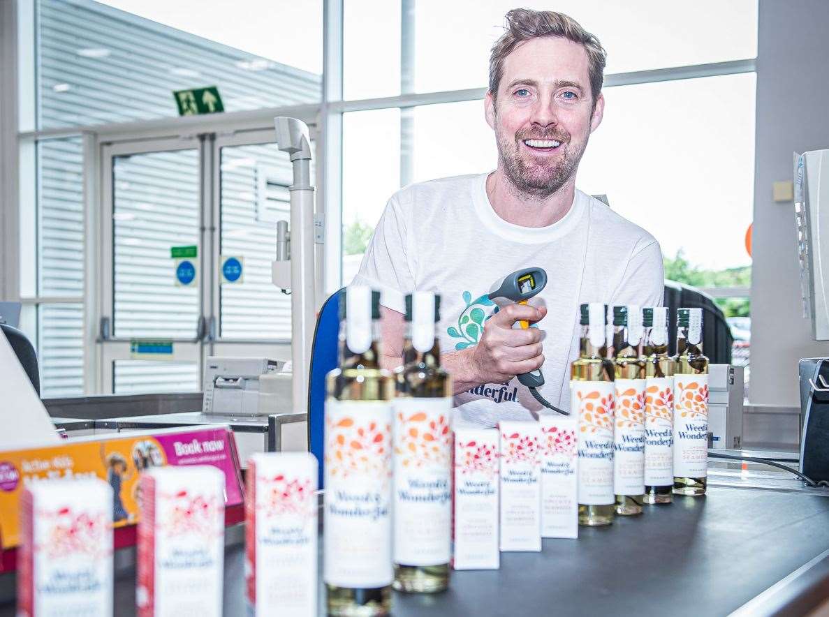 Kaiser Chiefs' Ricky Wilson with his Weed and Wonderful range