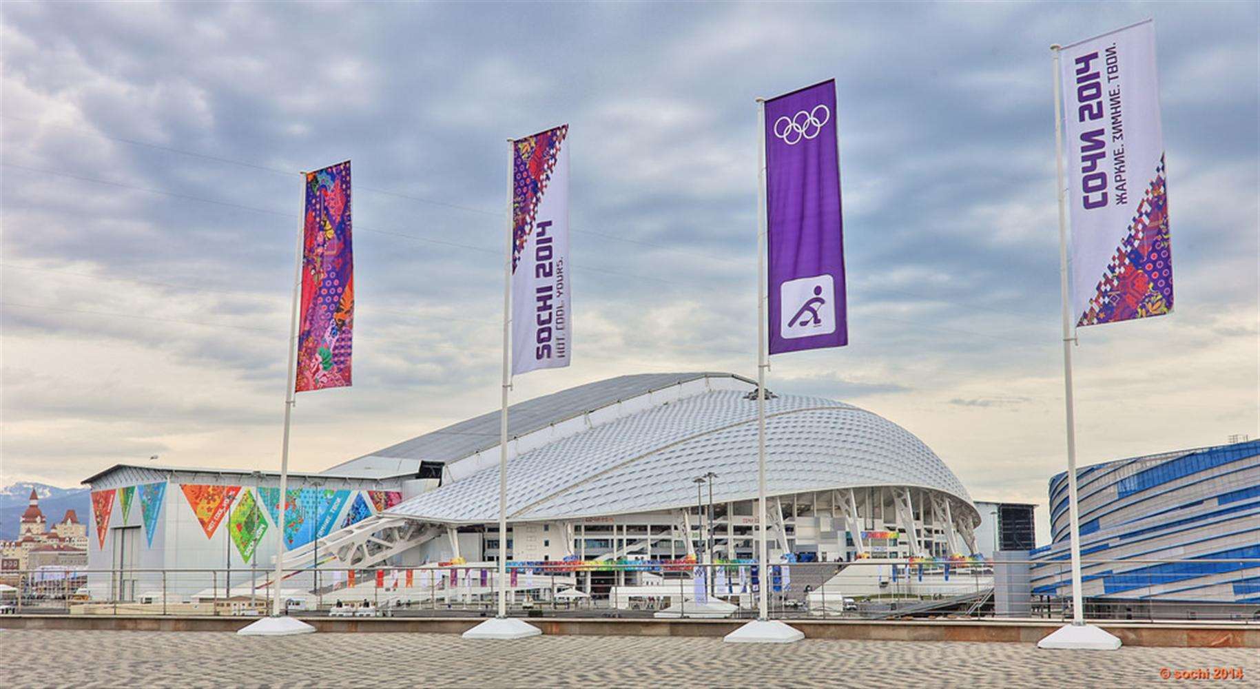 The Fisht Olympic Stadium where much of the Sochi 2014 Winter Games took place. Picture: Sochi 2014
