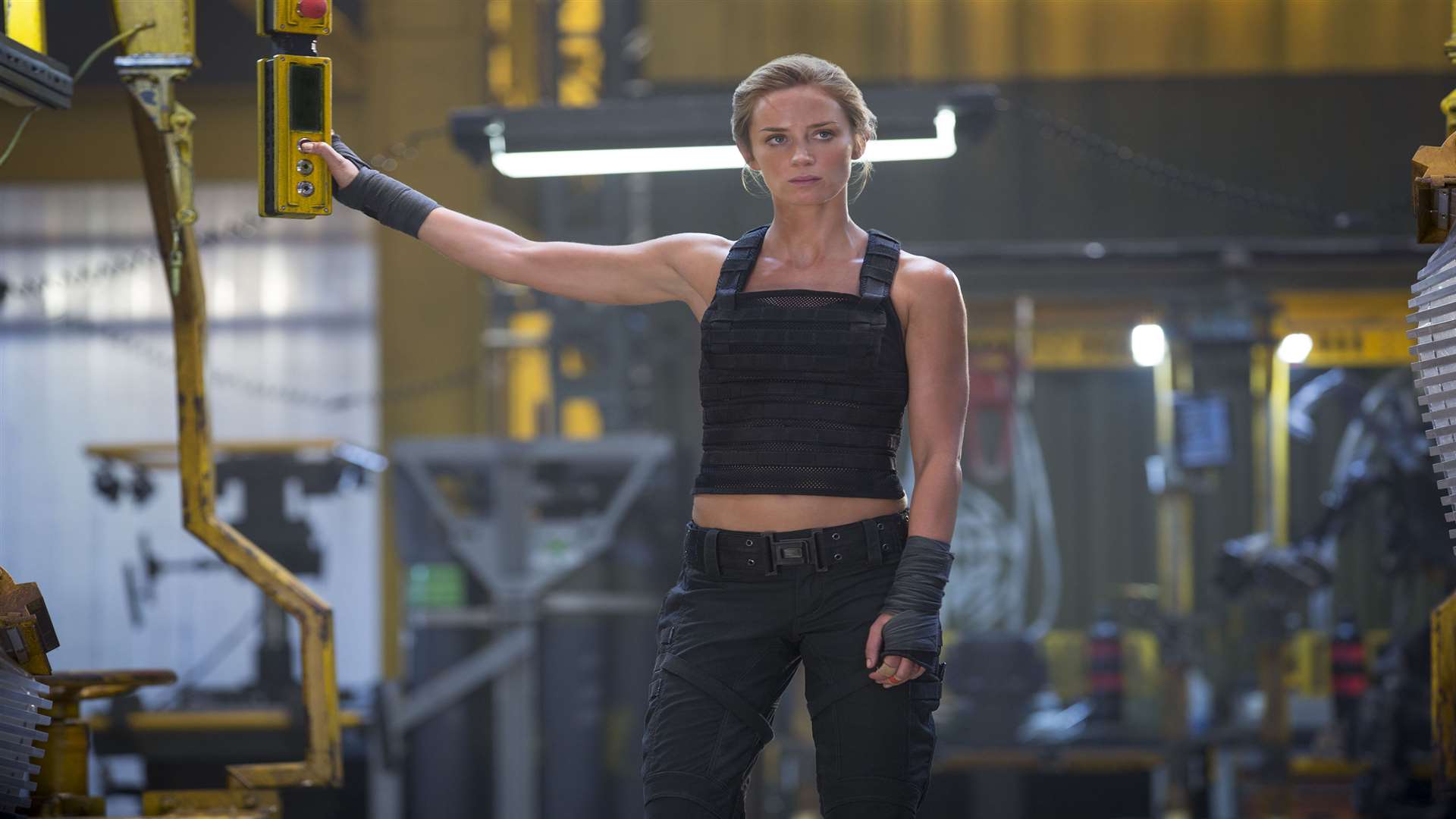 Rita (Emily Blunt) in Edge Of Tomorrow. Picture: PA Photo/Warner Brothers