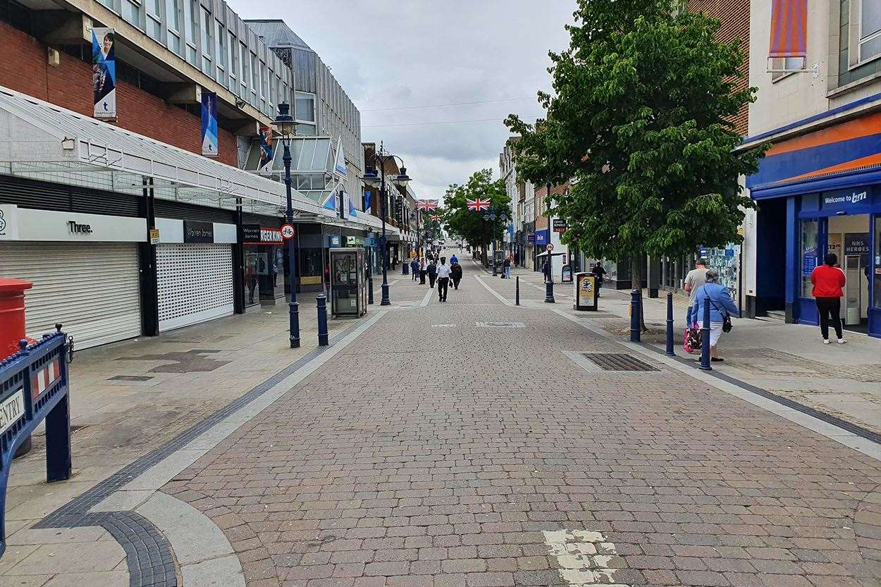 New Road, Gravesend, will look very different when more shops re-open. Picture: Gravesham council