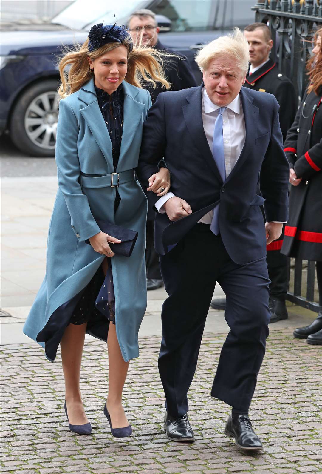 The Prime Minister was with his partner Carrie Symonds during the birth (Yui Mok/PA)