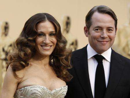 Sarah Jessica Parker and her husband actor Matthew Broderick arrive for the 81st Academy Awards. Picture: AP Photo/Matt Sayles/PA Photos