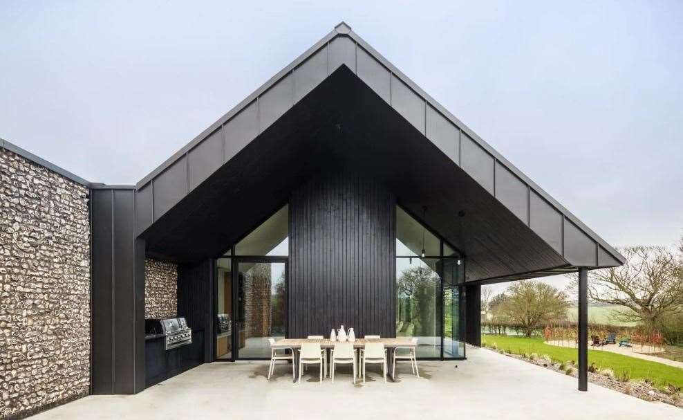 The unique house was designed by award-winning architect Guy Hollaway. Picture: The Modern House