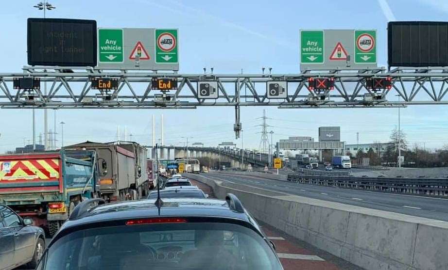 A sweary song about the Dartford Crossing went viral in 2018. Picture: Dan Elliott.