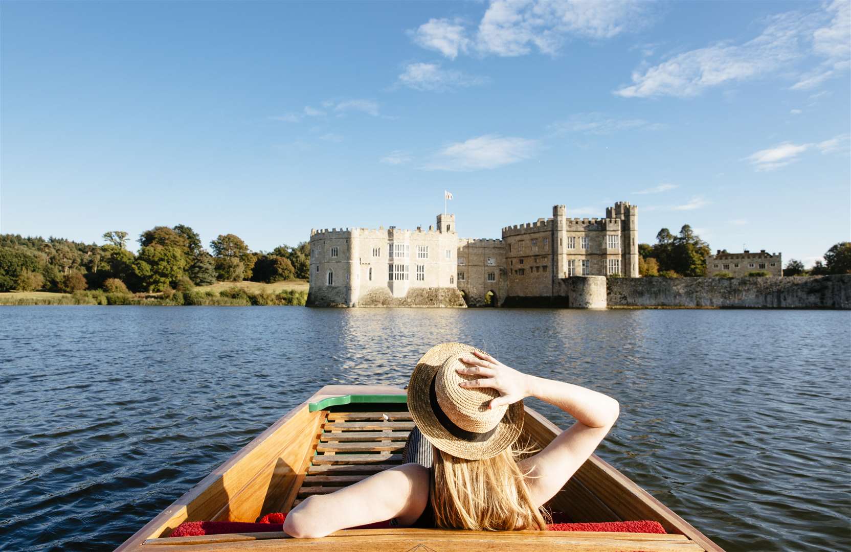 Get out on the water this summer with punting on Leeds Castle moat Picture: Ben Selway Photography