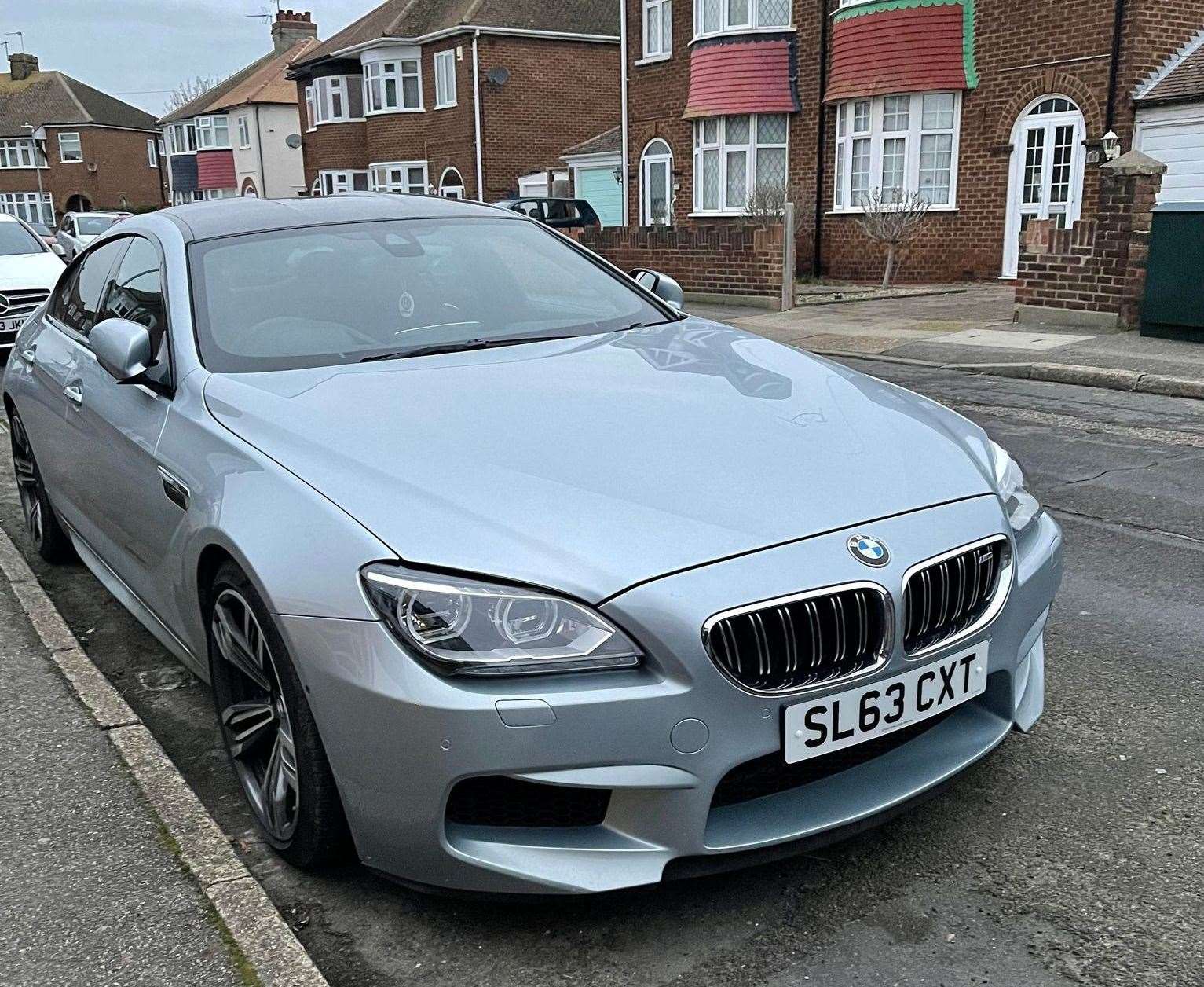 Frankie Wright's BMW M6 called the emergency services when he crashed