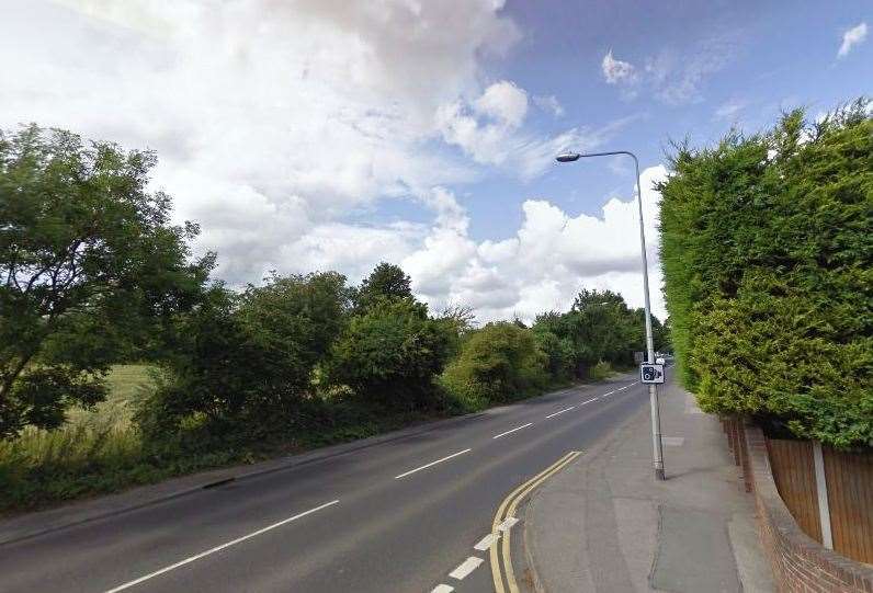 Police have been called to a four-vehicle crash on the A2 Canterbury Road. Stock picture: Google Street View