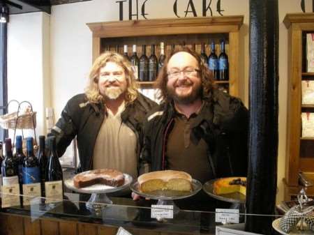 Hairy Bikers Simon King and Dave Myers sample the delights of Tiny Tim's Tearoom