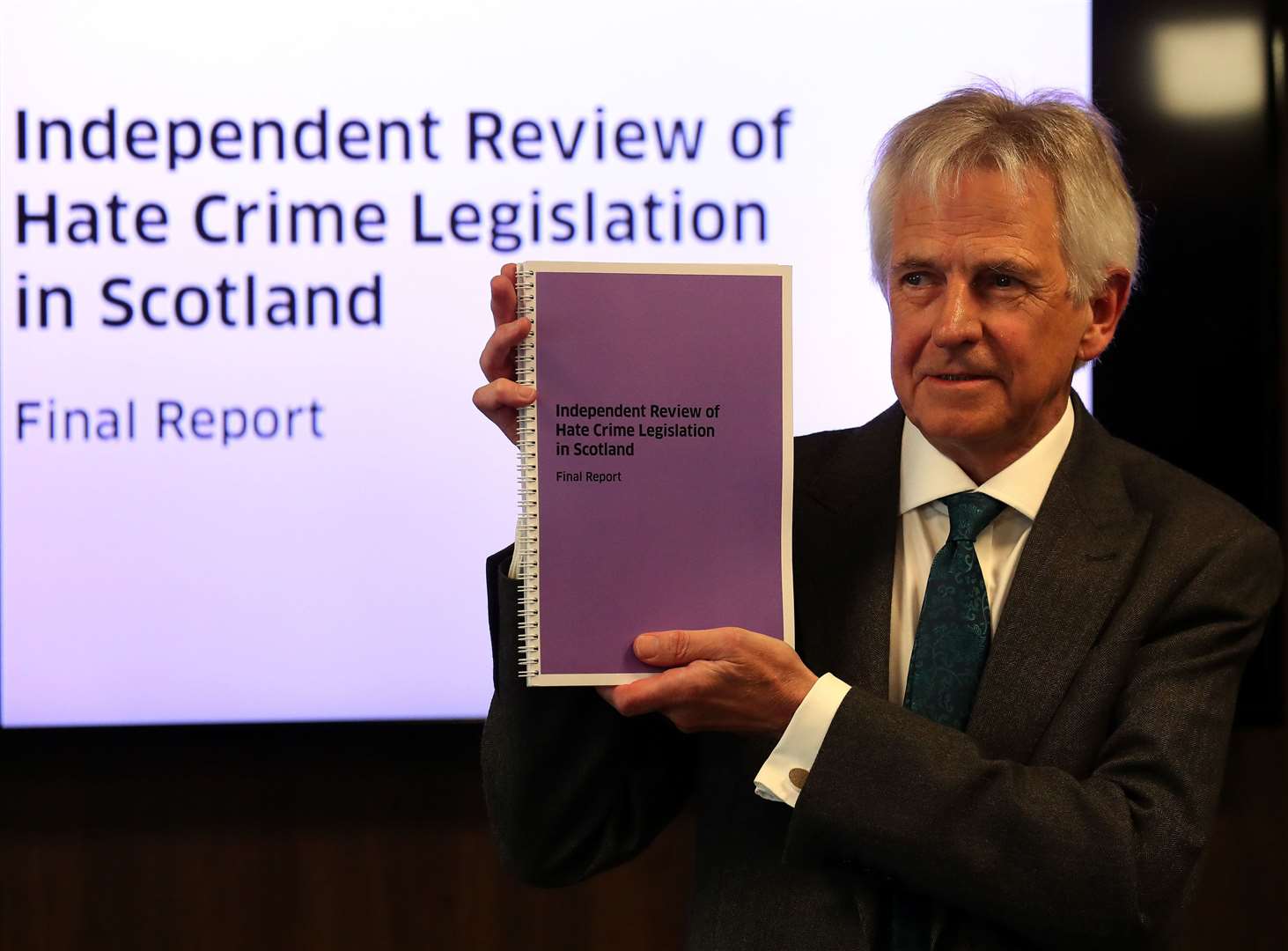The legislation was introduced following a review of existing hate crime laws in Scotland which was carried out by Lord Bracadale (Andrew Milligan/PA)