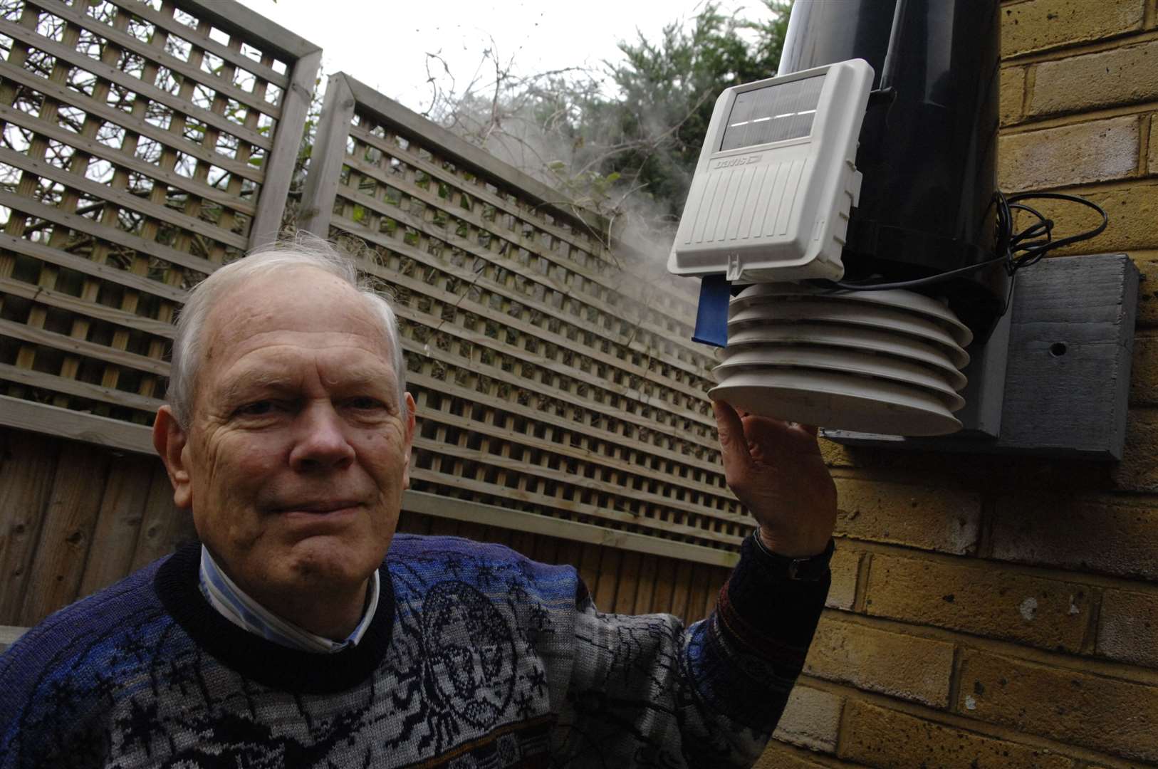 Jeremy Procter has been measuring the weather at his home in Sittingbourne. Picture: Chris Davey