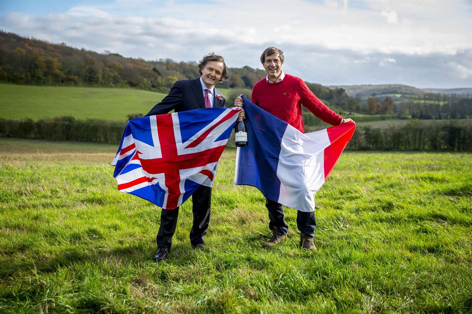 Champagne Taittinger says it is the first house from the French region to invest in vineyards to create English sparkling wine. Picture: Thomas Alexander