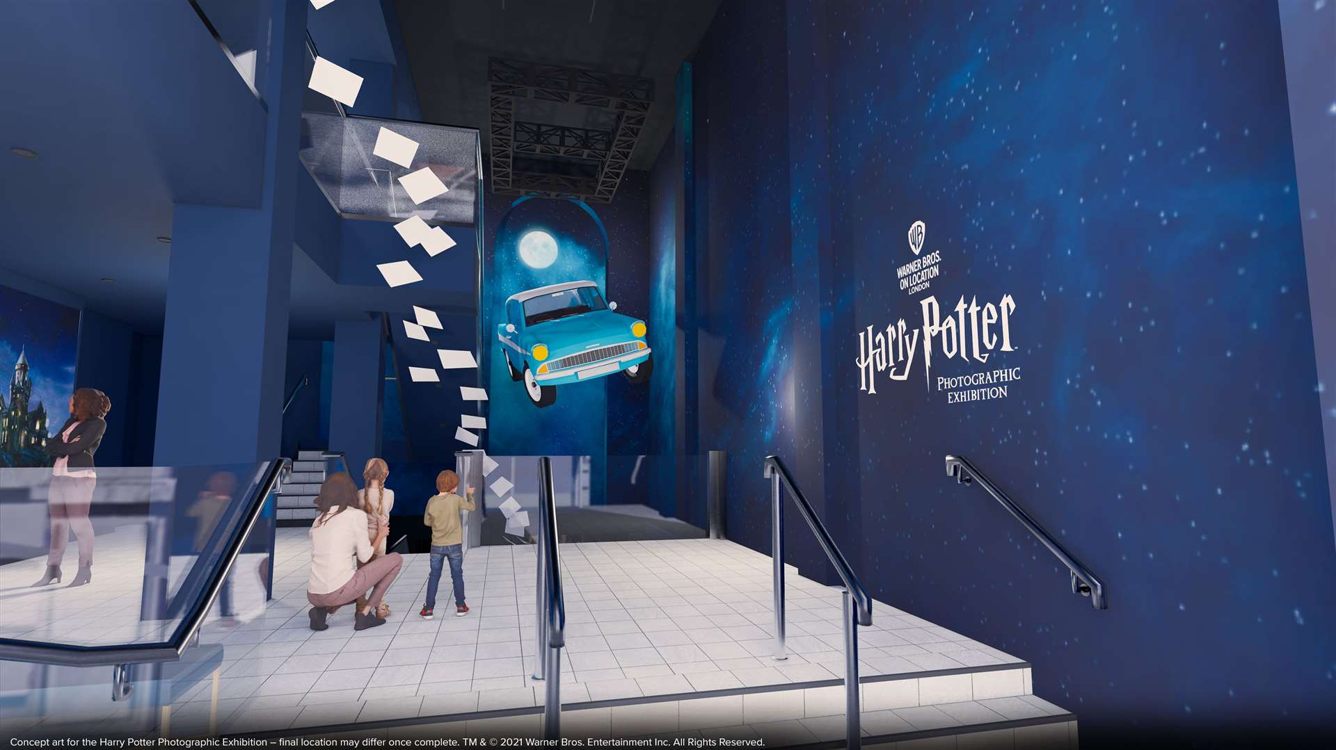 A new Harry Potter exhibition opens in London next month. Credit: The Harry Potter Photographic Exhibition
