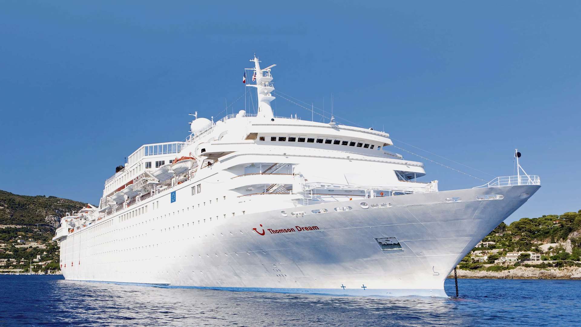 Thomson Dream cruise ship at sea. Picture: PA Photo/Thomson