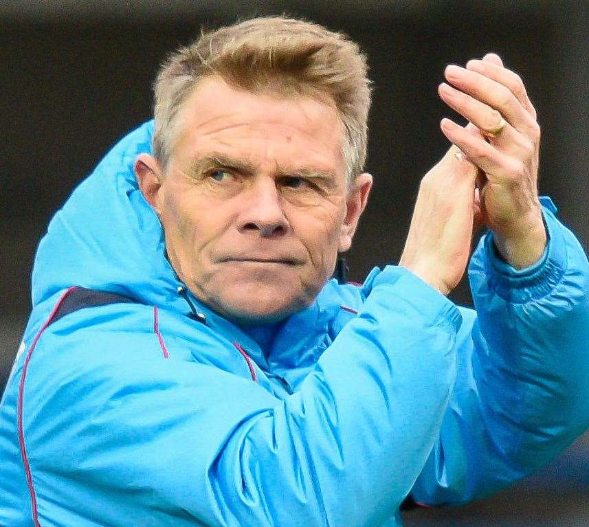 Dover Manager Andy Hessenthaler. Picture: Alan Langley