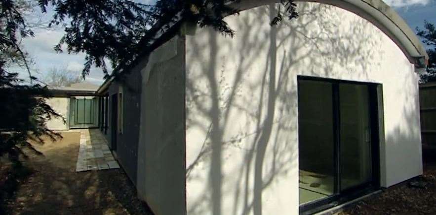 The bungalow was praised by Kevin for being experimental and hi-tech nature. Picture: Channel 4