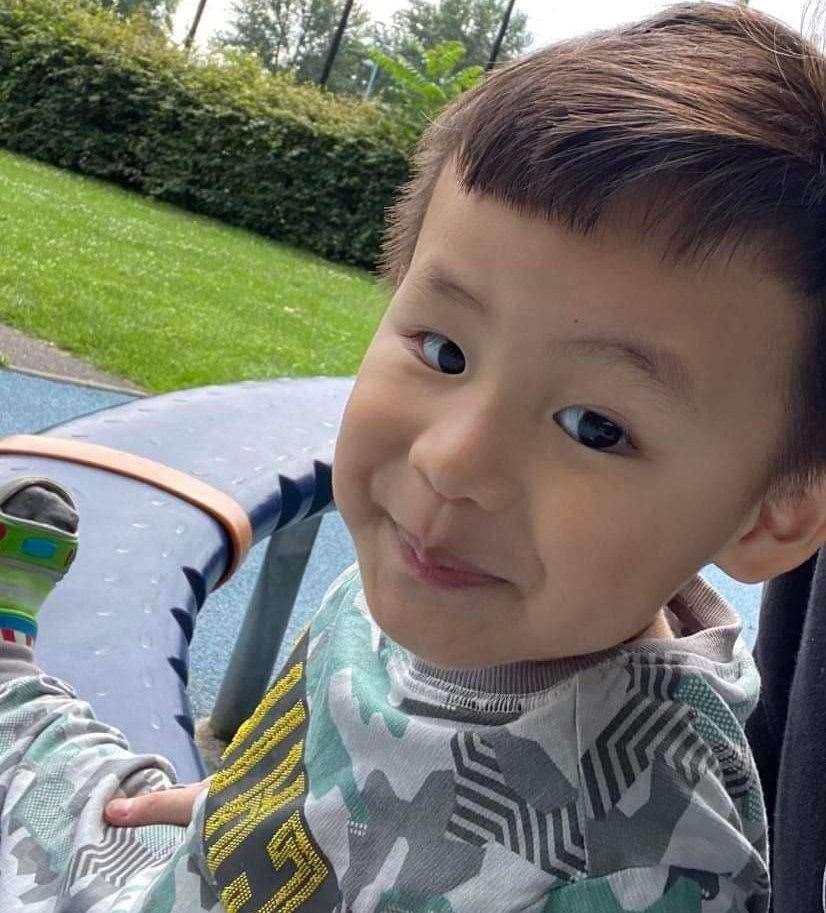 Two-year-old Jimmy's dad Hung Bui is now warning other parents