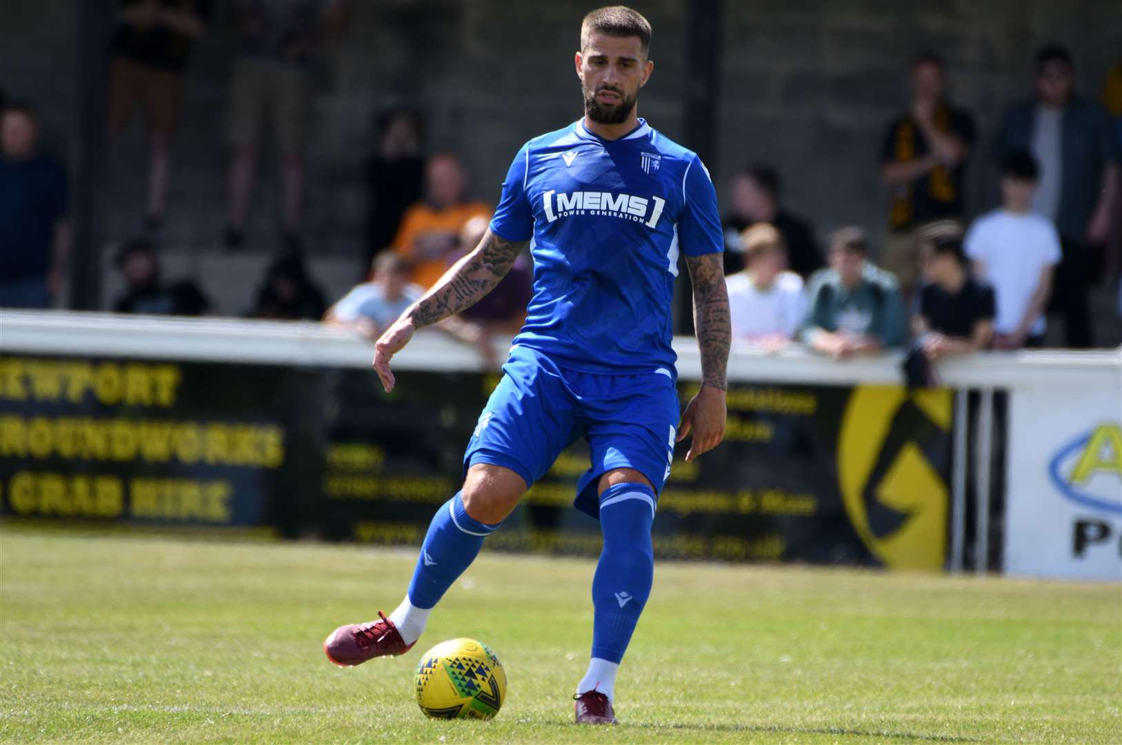 Gillingham defender Max Ehmer - has signed a new contract with the club. Picture: Barry Goodwin