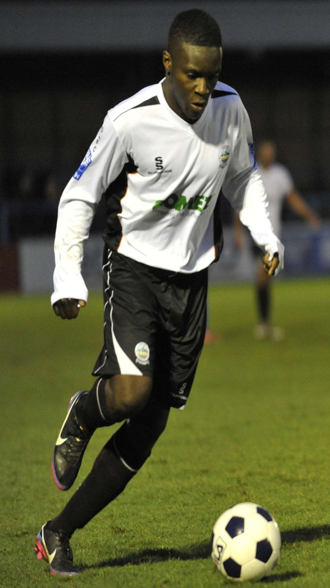 Moses Emmanuel pictured during his first spell with Dover Picture: Tony Flashman