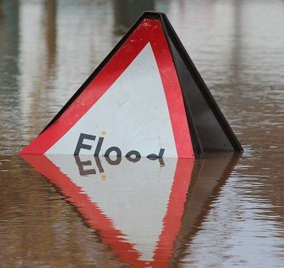 There is flooding on several roads across the county