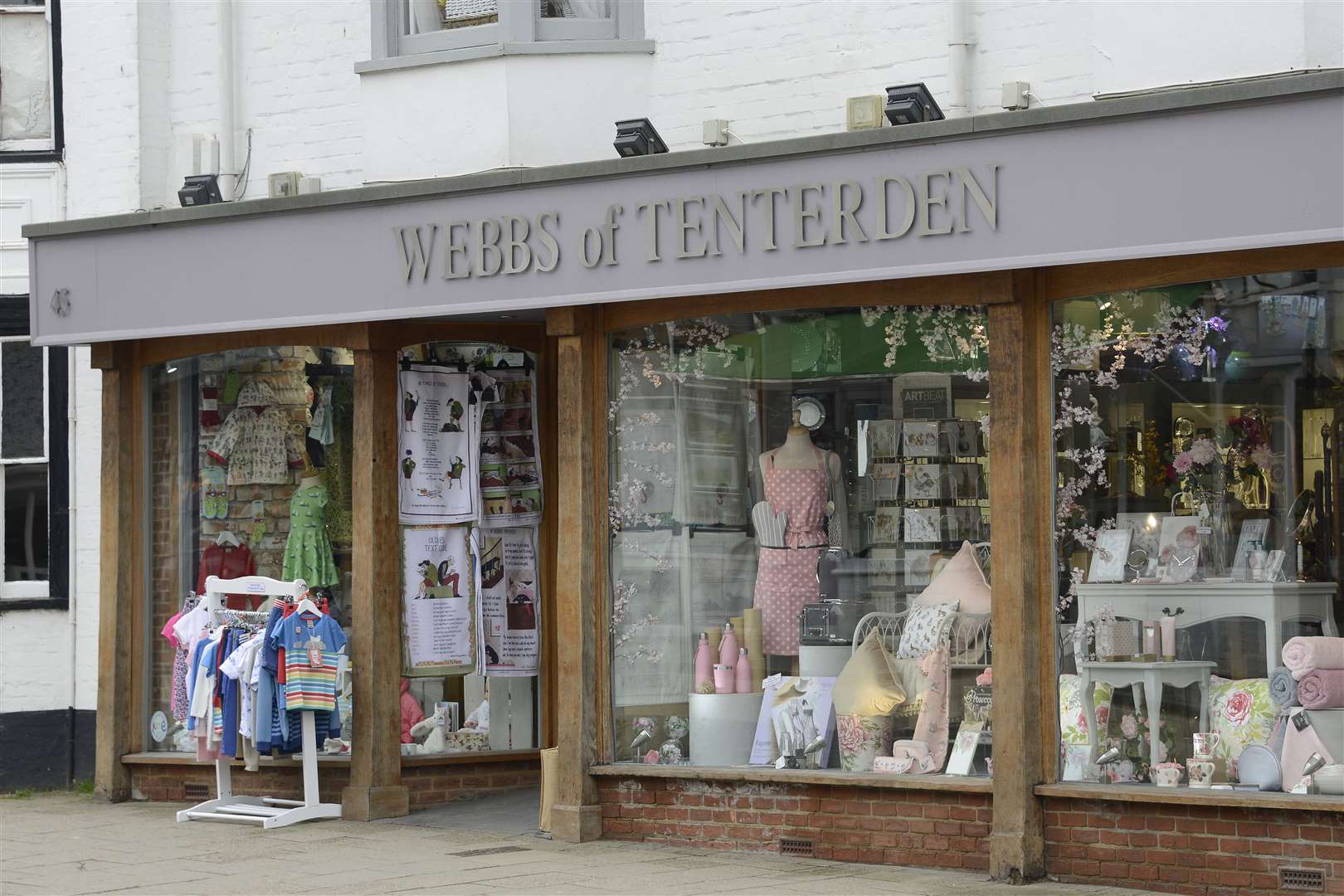Webbs of Tenterden's shop front today. Picture: Paul Amos