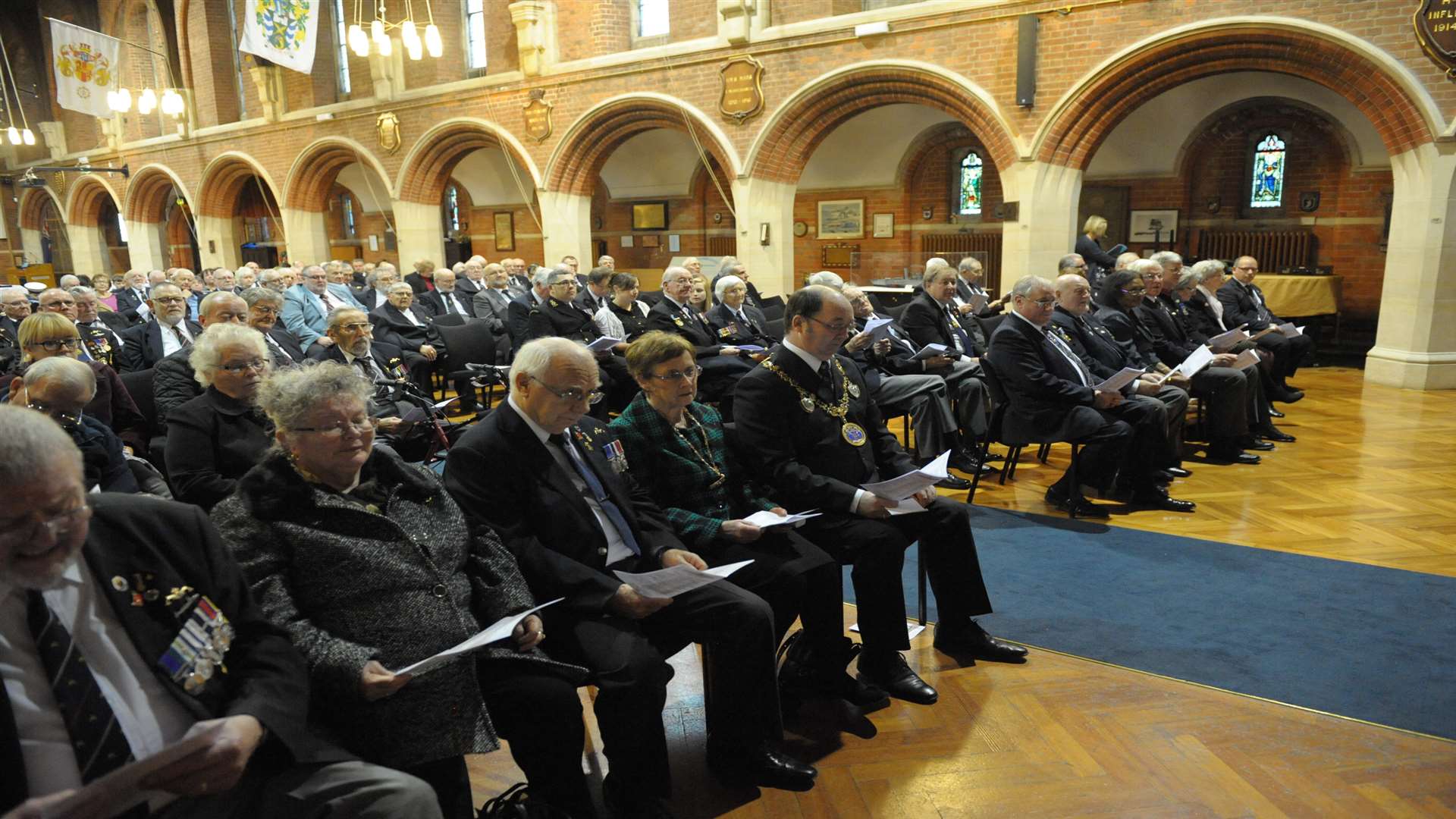 Nearly 230 people attended the service at the St George's Centre on Saturday.
