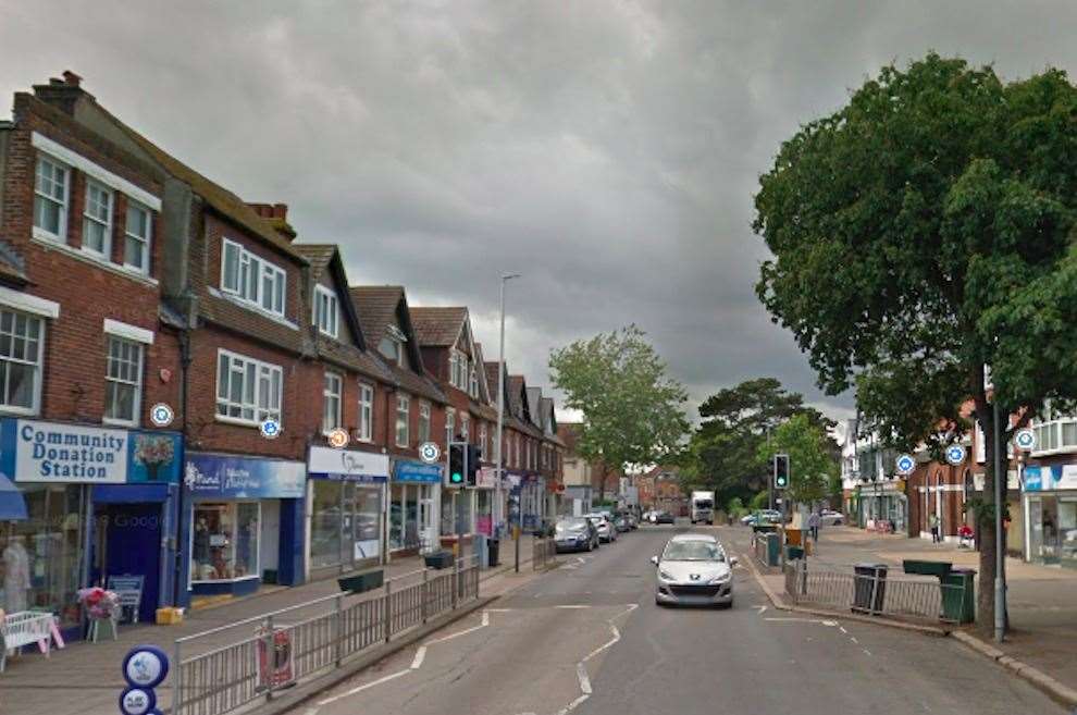 The incidents took place in Cheriton High Street. Picture: Google