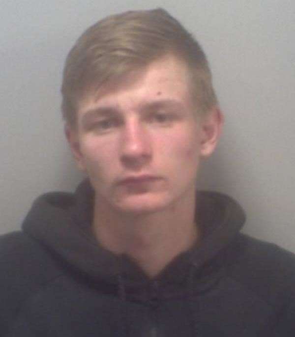 Charlie White, 25, has had his sentence extended after attacking a prison officer. Picture: Cambridgeshire Constabulary