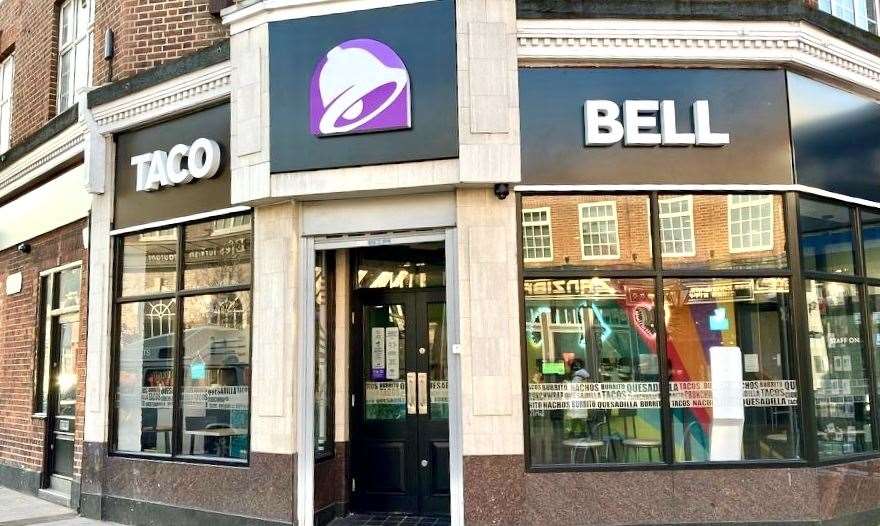 Taco Bell has opened in Dartford High Street. Picture: Taco Bell UK