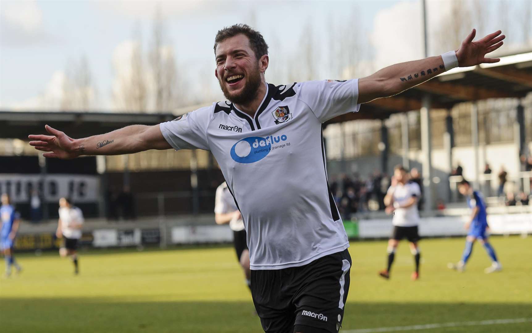 A warm welcome awaits Ryan Hayes back at Dartford Picture: Andy Payton
