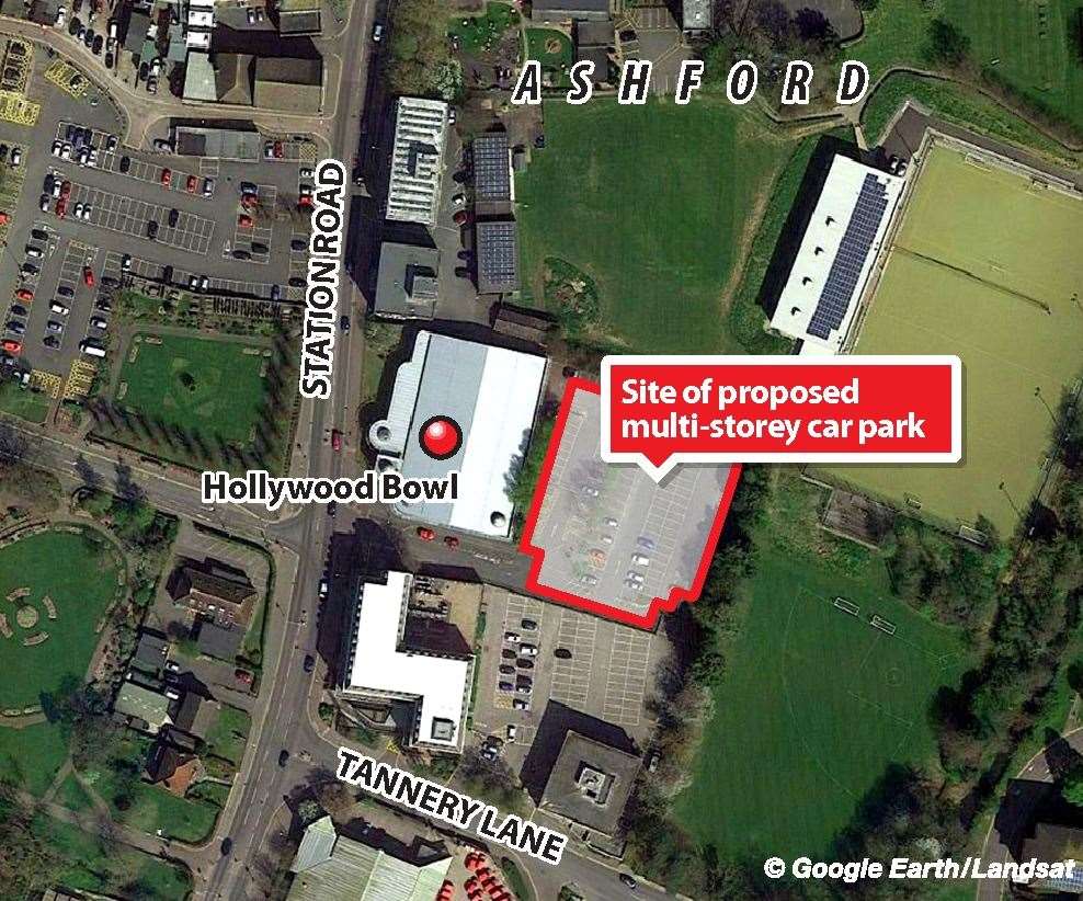 Where the multi-storey car park will go