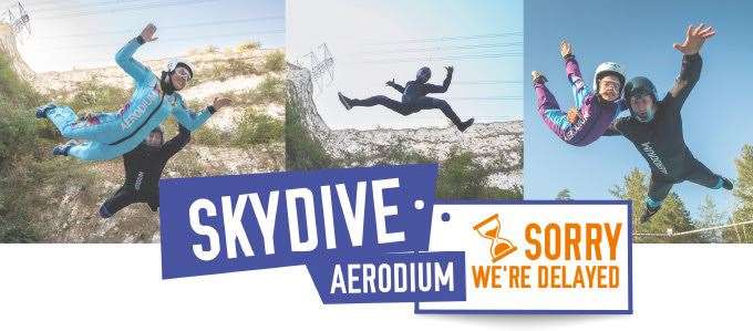 SkyDive Machine delayed re-opening at Bluewater