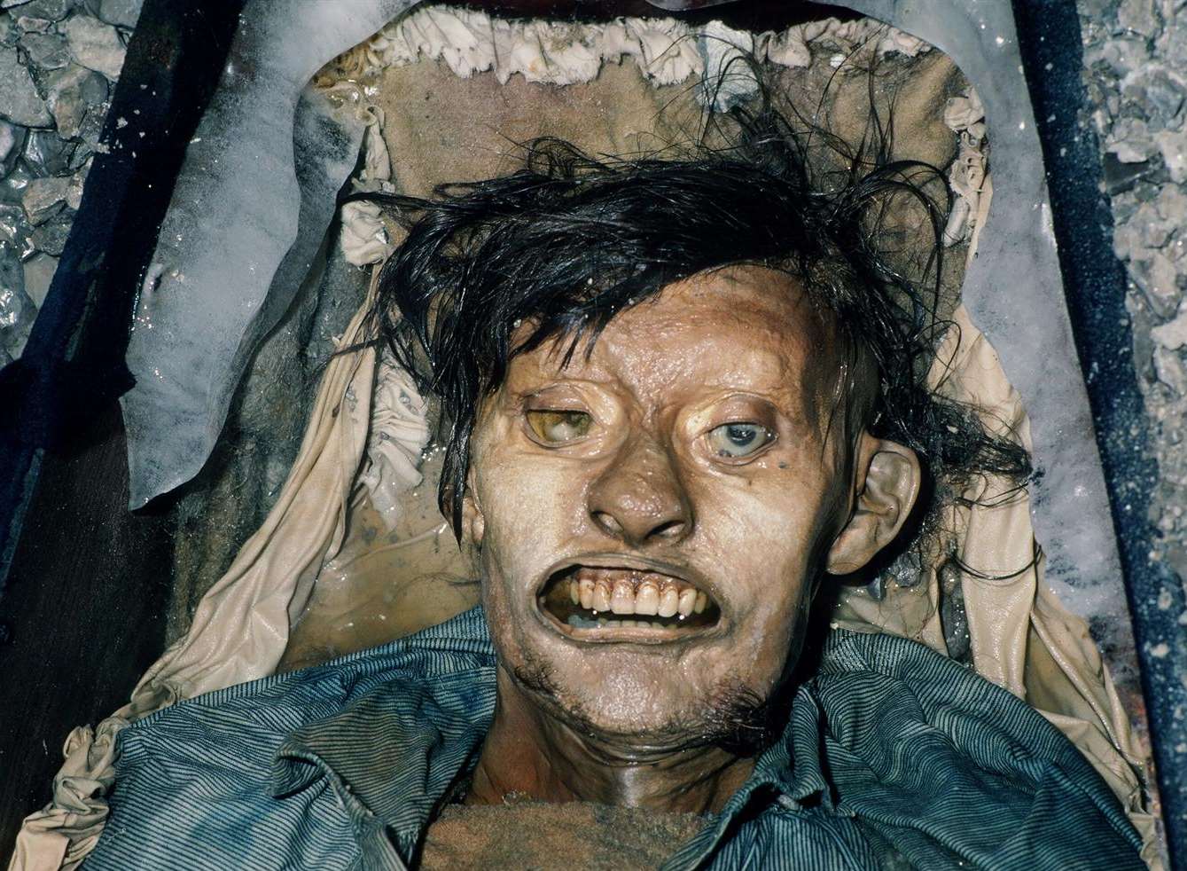 Thomas Hartnell's body was preserved in recognisable condition by the permafrost in his resting place in the Canadian Arctic