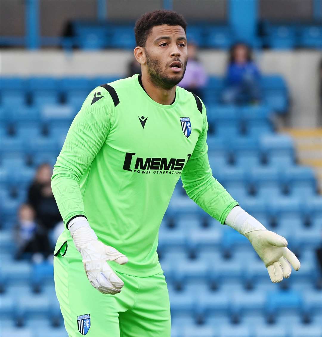 Deren Ibrahim improved Aaron Chapman's game during his time at Priestfield. Picture: Barry Goodwin