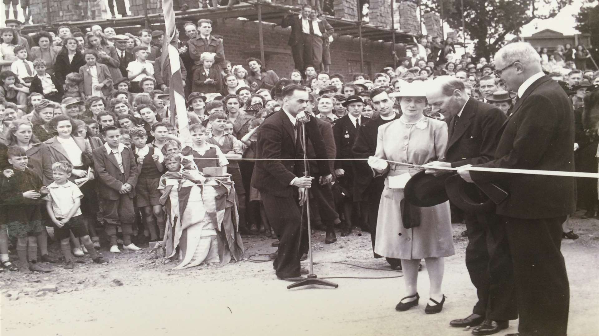 Prime Minister Clement Attlee opens Temple Hill in July 1947