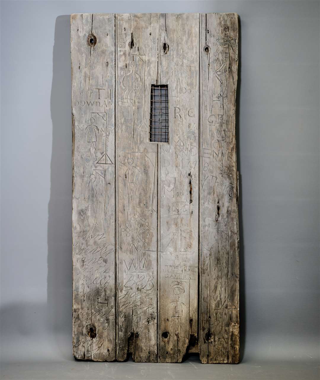 The door has been conserved to go on display in July as part of a new exhibition at Dover Castle - ‘Dover Under Siege’. Picture: English Heritage