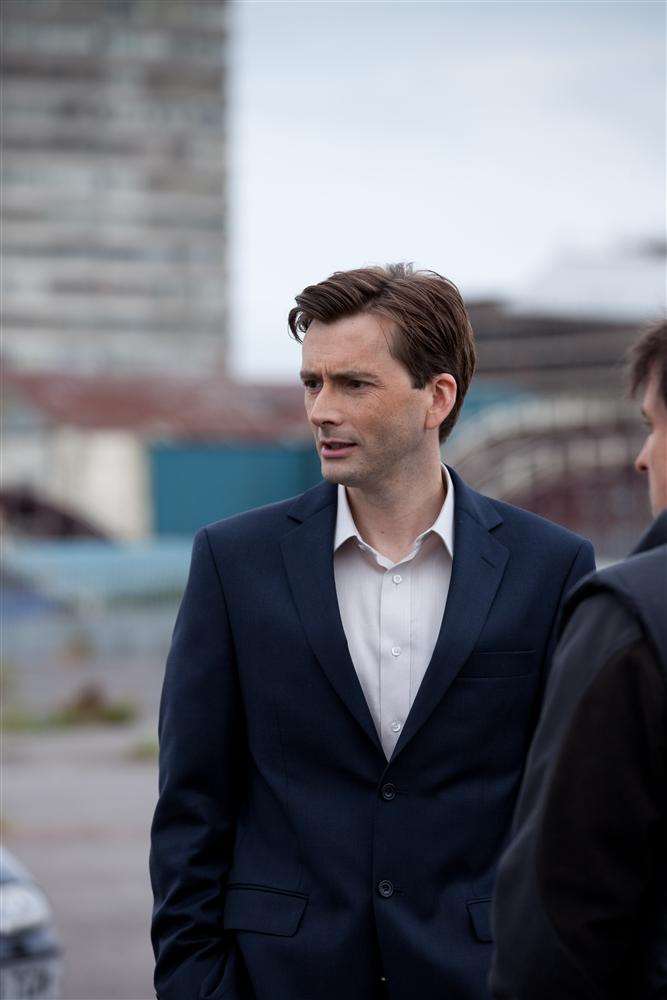 Doctor Who star David Tennant pictured while filming TV mini series Love Life in Margate. Picture: Joss Barratt/BBC