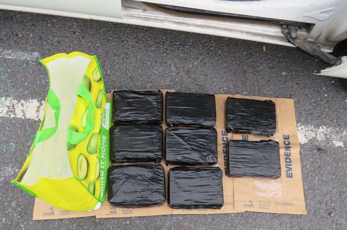 Cocaine was recovered by the Met Police. Picture: Met Police