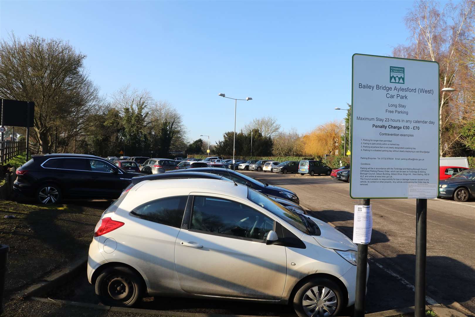 Residents, teachers, businesses and visitors all need to use Bailey Bridge Car Park in Aylesford. Picture: Andy Jones