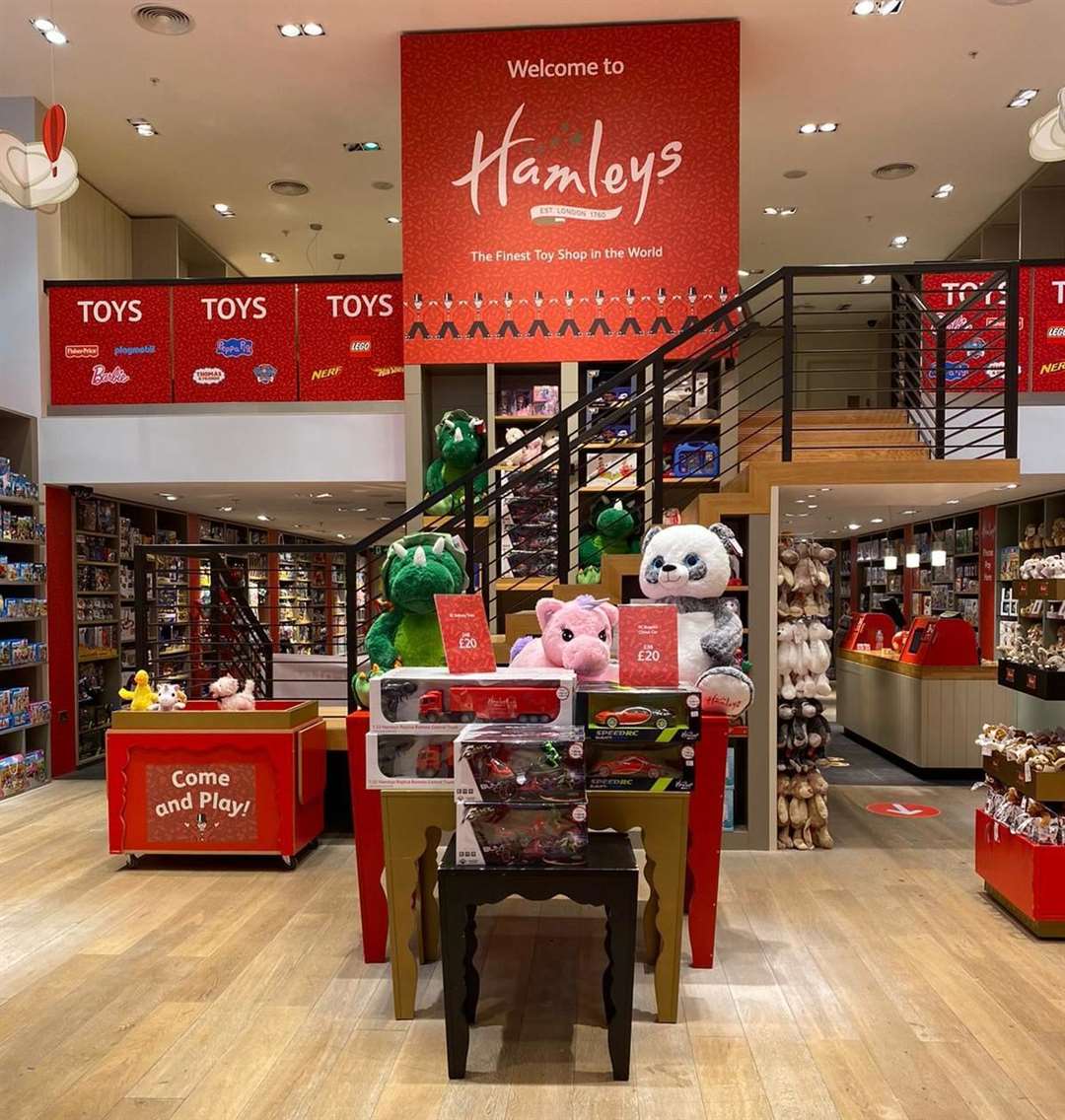 Hamleys in Bluewater opened on today