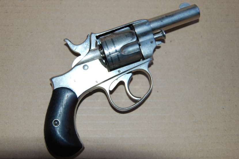 A revolver found by police in Thomas Keatley's car