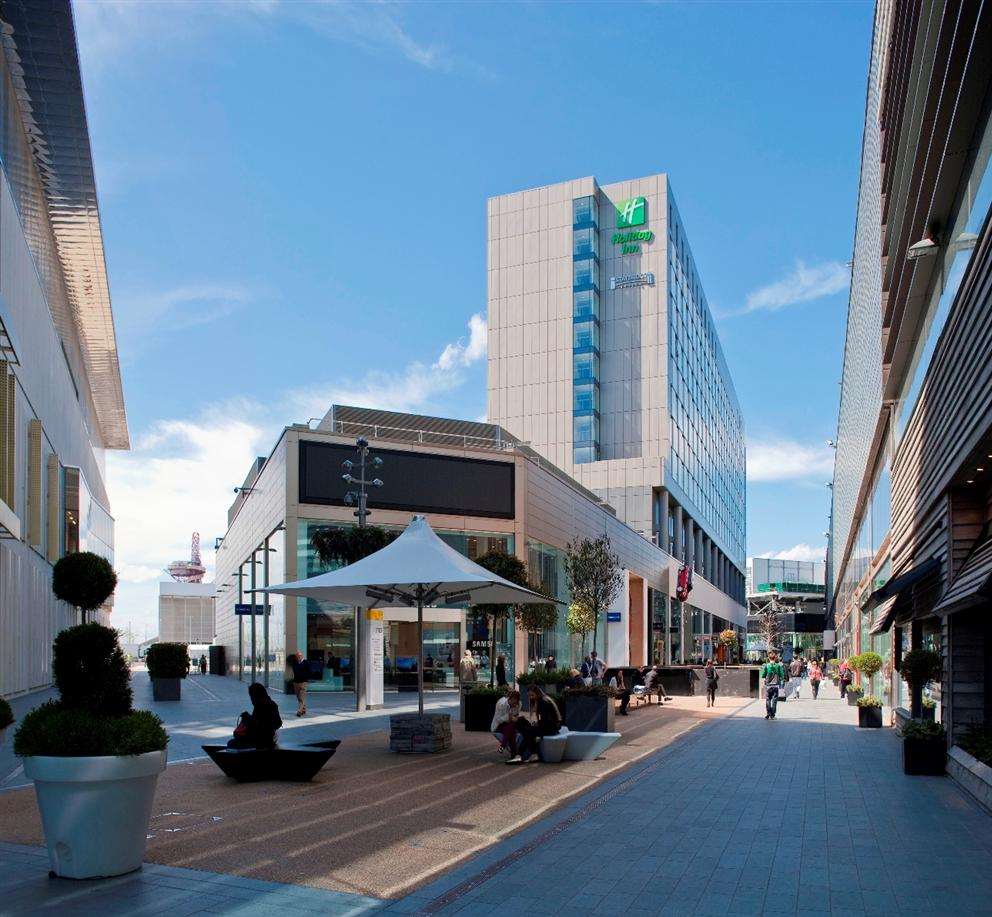 The Stratford City Holiday Inn, London, handy for Westfields shops and overlooking the Olympic park