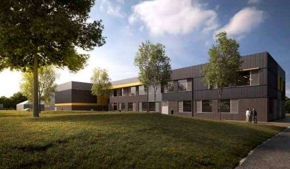 Meopham School is seeking an expansion on the existing site. Photo: Bond Bryan