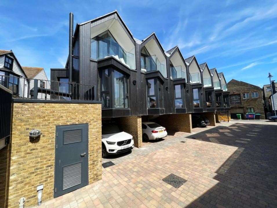 A £3.5 million price tag has been slapped on the row of Whitstable holiday lets. Picture: Christie & Co