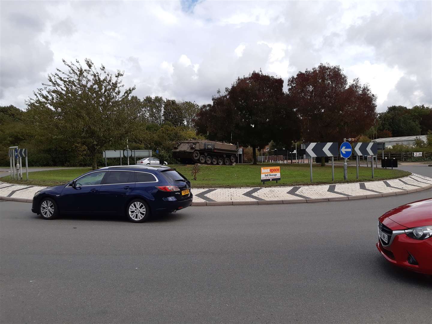 The McDonald's will go next to the landmark and notoriously busy 'Tank Roundabout'