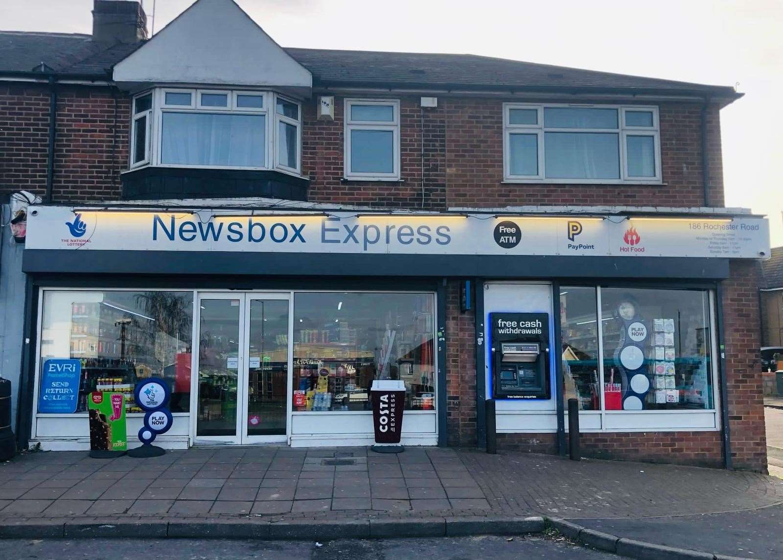 The Newsbox Express in Gravesend. Picture: Chelan Patel