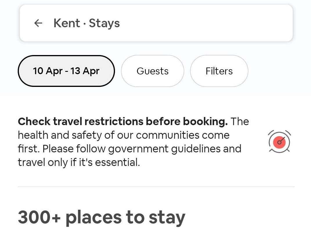 Hundreds of properties in Kent are still listed on Airbnb despite orders to remain at our primary residence to stop the spread of coronavirus