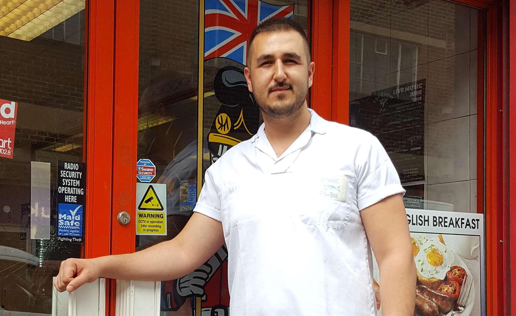 Ahmet Arslan, owner of the fish and chip shop