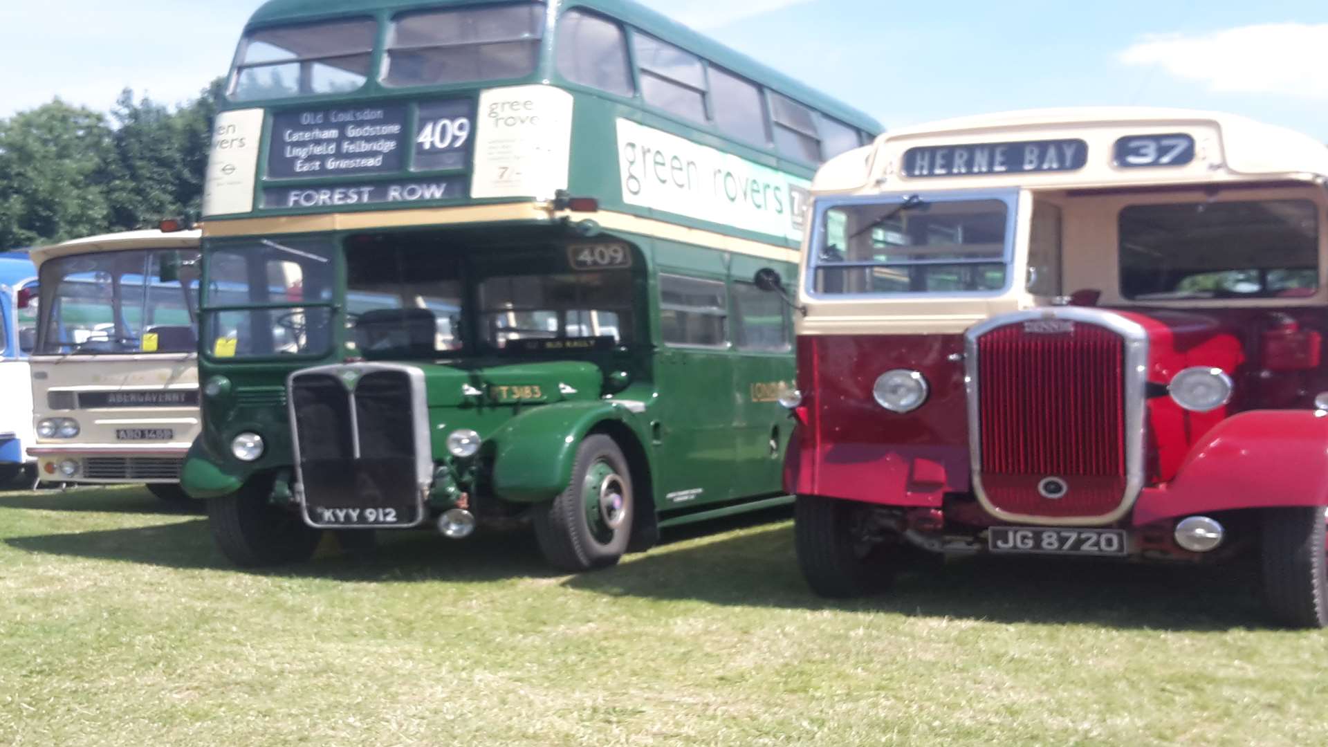 Vintage buses play a key part in the show