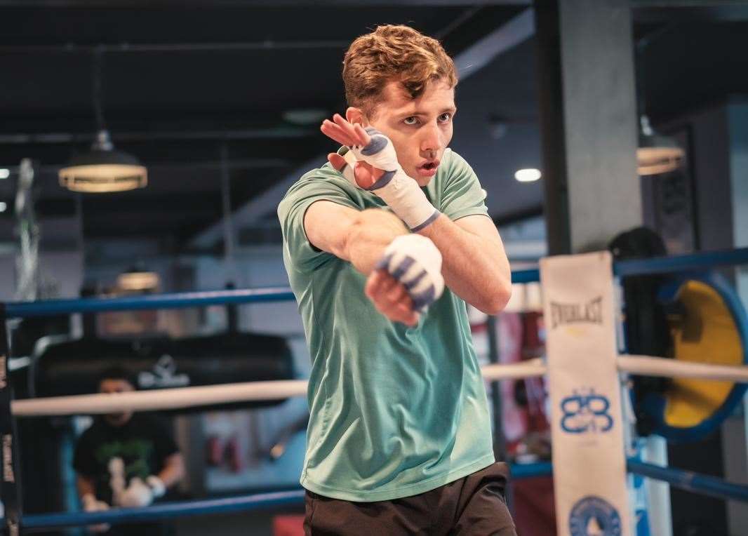 Chatham's Robert Caswell ahead of his Southern area title fight Picture: BoxingTunes